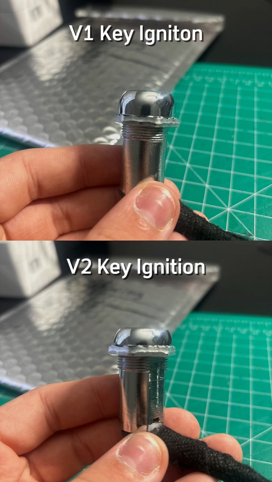 SouthRacing Talaria X3 plug and play key ignition with integrated switch and wiring for easy installation and secure operation.