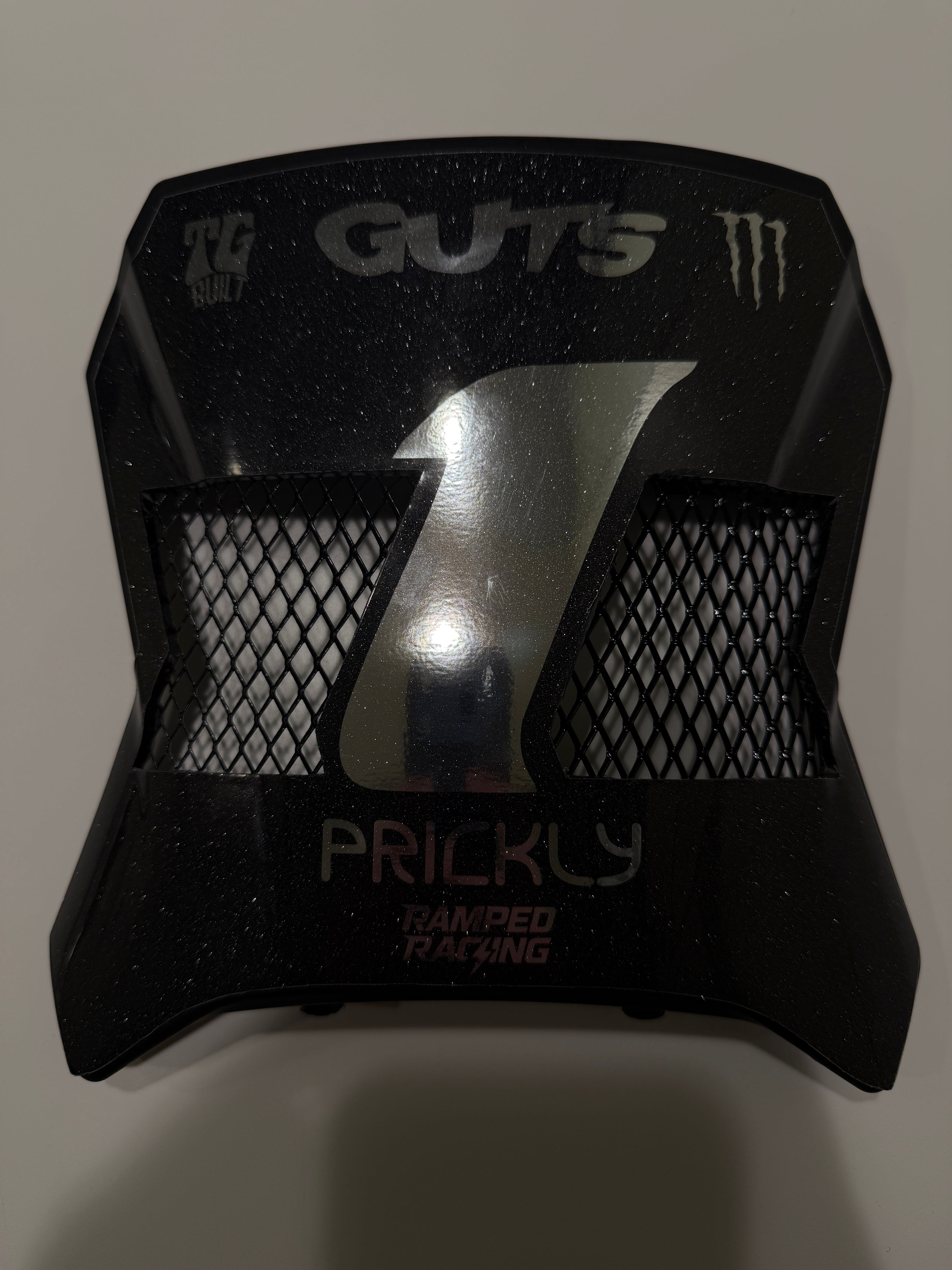 Ramped Racing Worlds first vented Yozma/Strike Plate, pre-made, showing detailed metal construction and venting features.