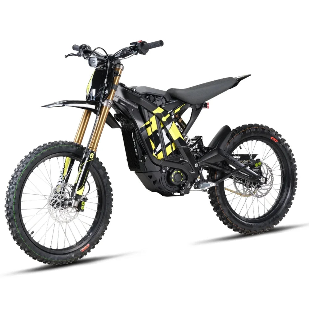 BWDesigns Surron LBX 2025 electric bike with sleek frame and modern design, shown in a detailed close-up image.