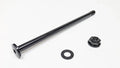 Warp 9 E-Ride 12.9 Cryo Steel Swingarm Bolt by Modded Moto Co, showing a close-up of the rugged, cryo-treated steel bolt for motorcycle swingarm