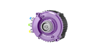 Modded Moto Co Ventus Ryuga 81kW motor, an electric motor with detailed cooling fins and compact design.
