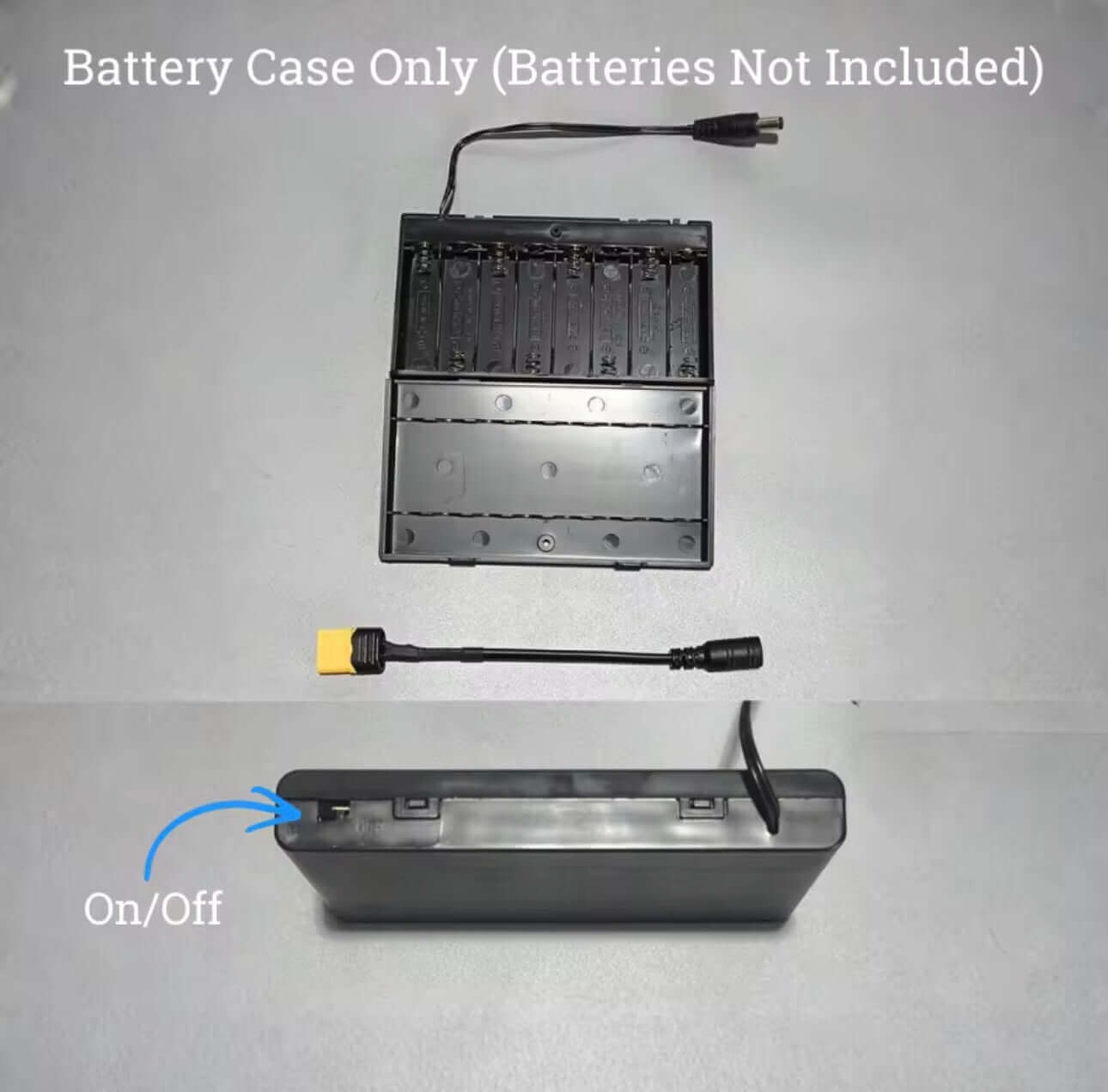 Amp Motion Battery Power Baja Lights with switches, rugged off-road LED lights for enhanced visibility and durability.
