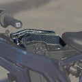 E-Ride Pro Carbon Fiber Battery Lid accessory by Modded Moto Co, showcasing a sleek, lightweight carbon fiber design for e-bike batteries.
