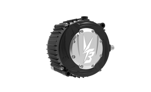 Modded Moto Co Ventus Ryuga 81kW electric motor, ultra bee design, with visible cooling fins and sturdy construction.