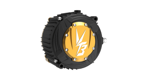 Ventus Ryuga 81kW motor by Modded Moto Co, shown in a close-up image highlighting the motor's design and branding.