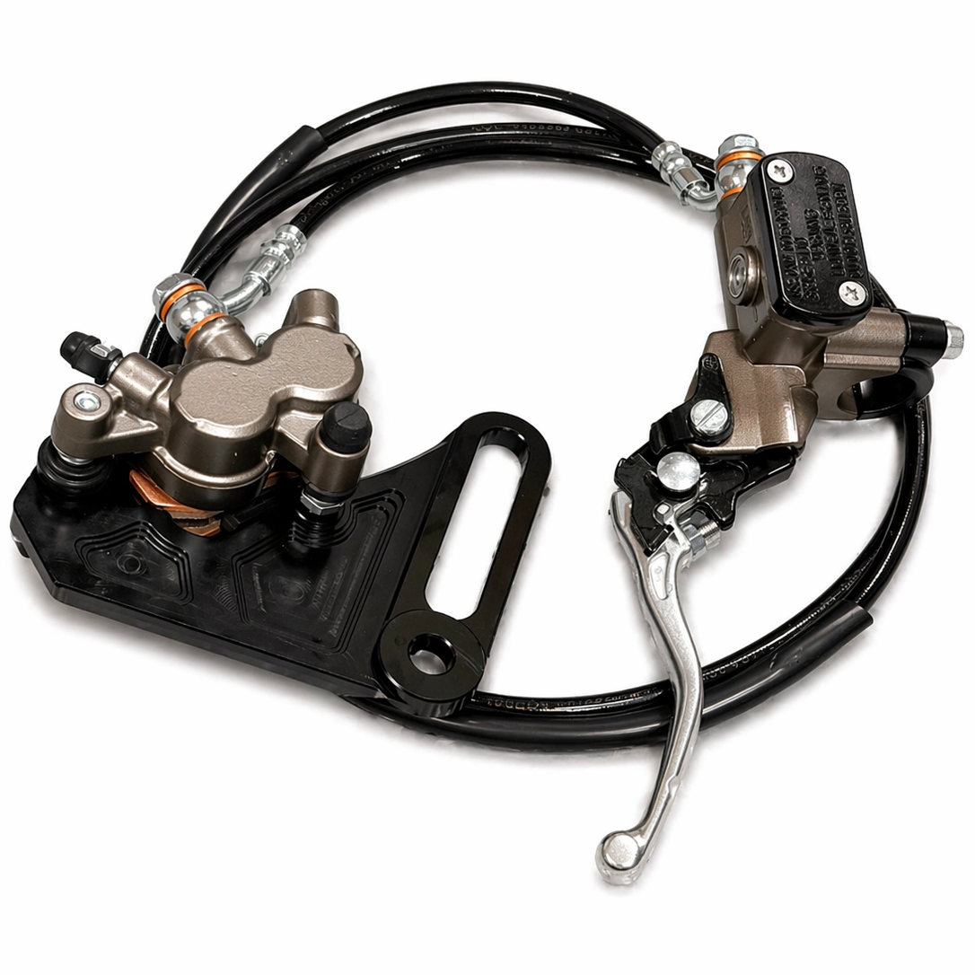 Soleil Supplies Tuttio Soleil 01 Ultra Bee rear brake kit with brake caliper and hardware for bicycle braking system.