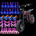 DevMoto Tuttio Titanium Bolt Kit featuring durable titanium bolts for motorcycle assembly and repair.