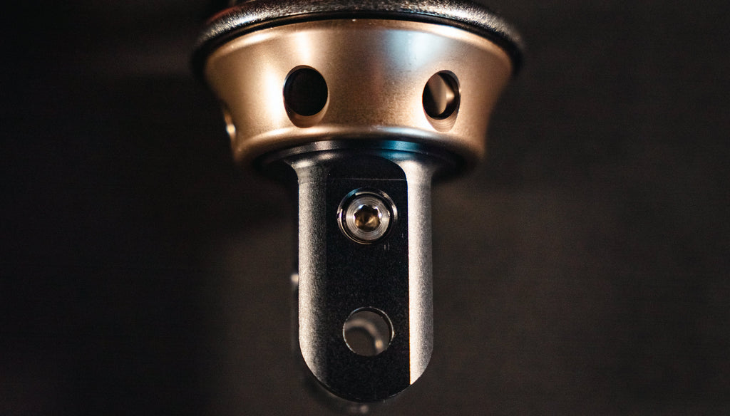 Modded Moto Co EXT REA MX Shock – Ultra Bee, high-performance motorcycle shock absorber with detailed metal components.