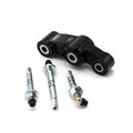 Modded Moto Co Warp 9 Ultra Bee rear linkage for motorcycle, featuring durable triple clamps and precise linkage components.