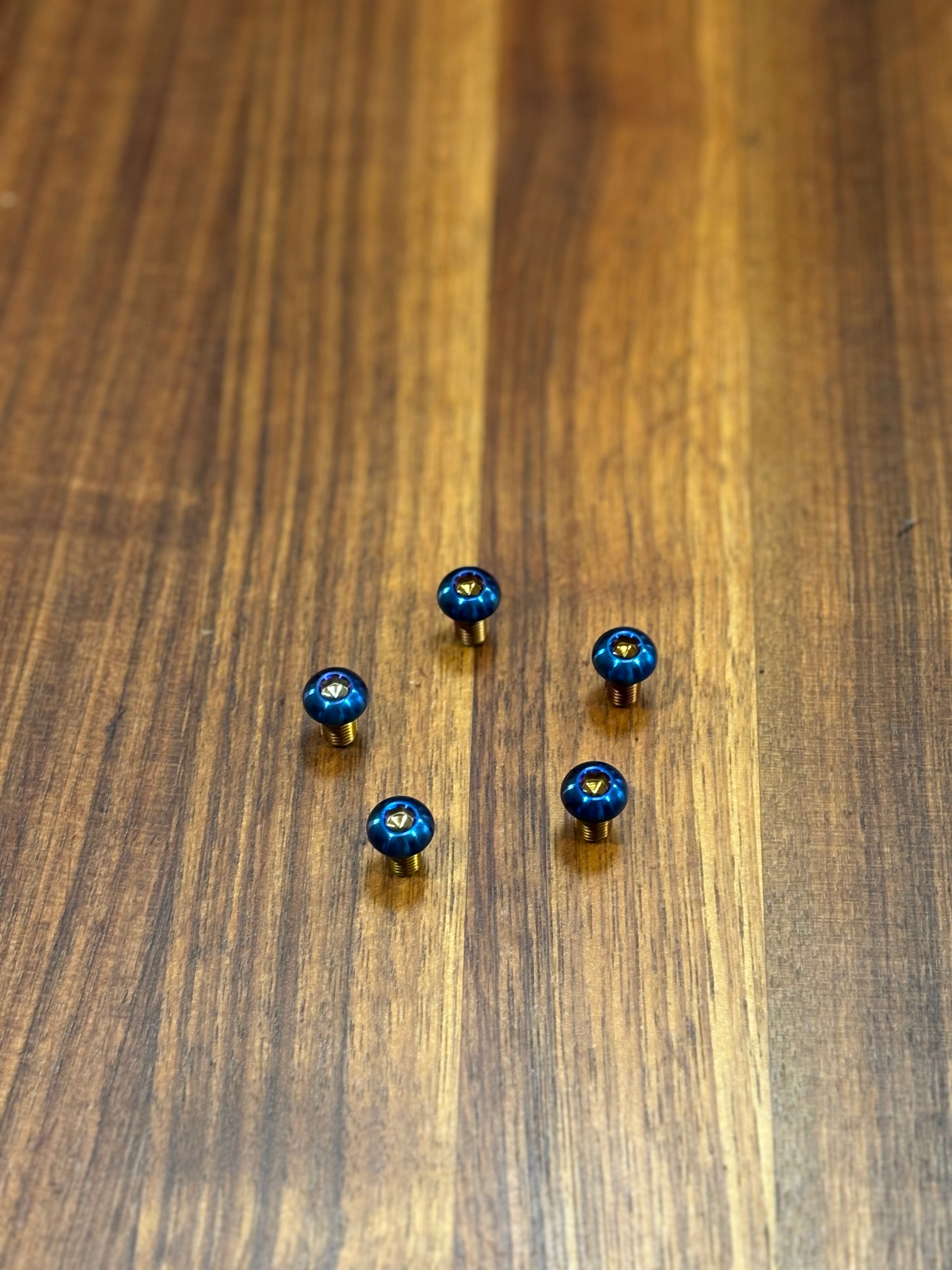 Set of 8 DevMoto MacFox Super73 Ridstar frame bolts, sturdy metal fasteners for e-bike frame assembly and repair.