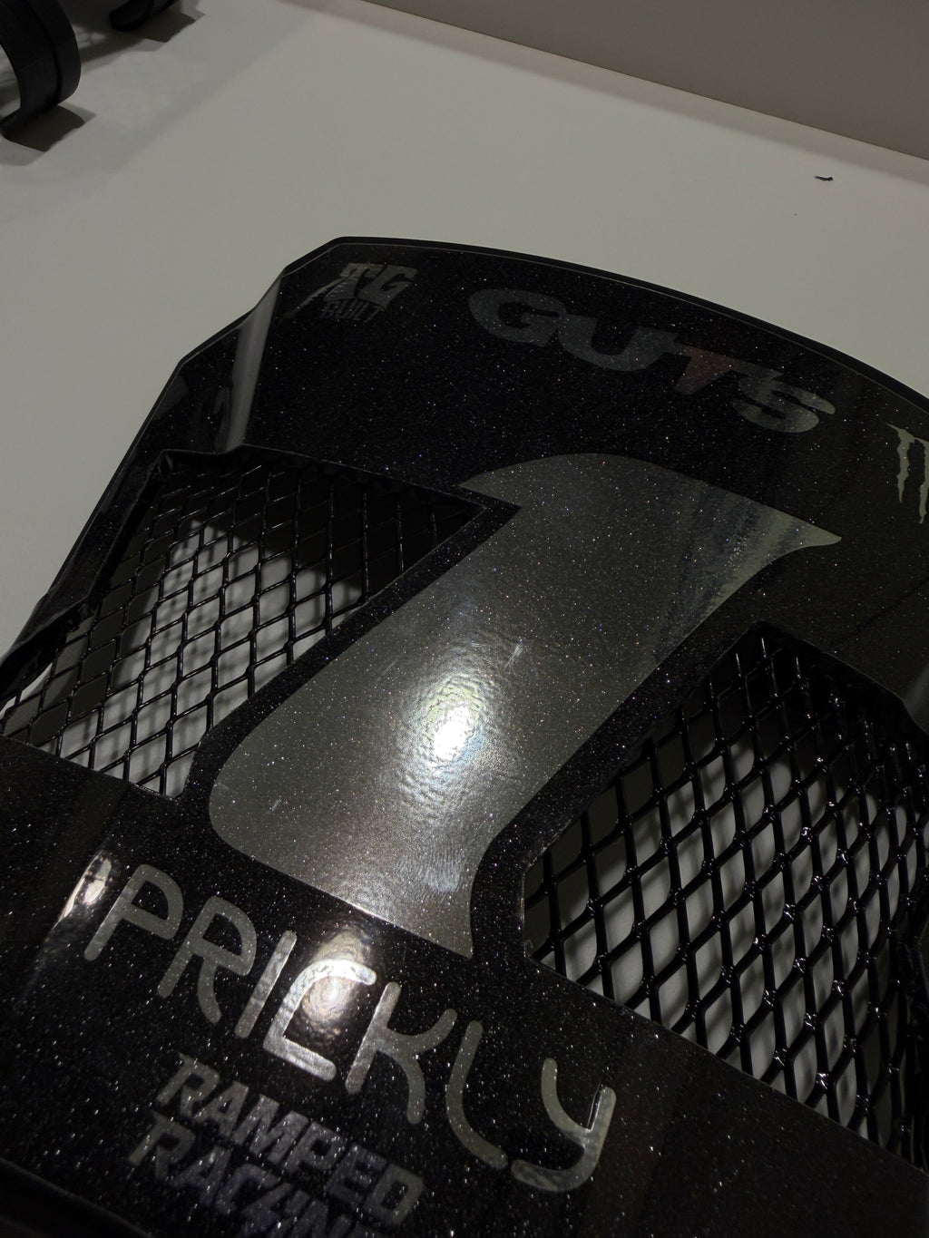 Ramped Racing Worlds 1st Vented Yozma/Strike Plate, pre-made, with vented design and durable construction for skateboard trucks.