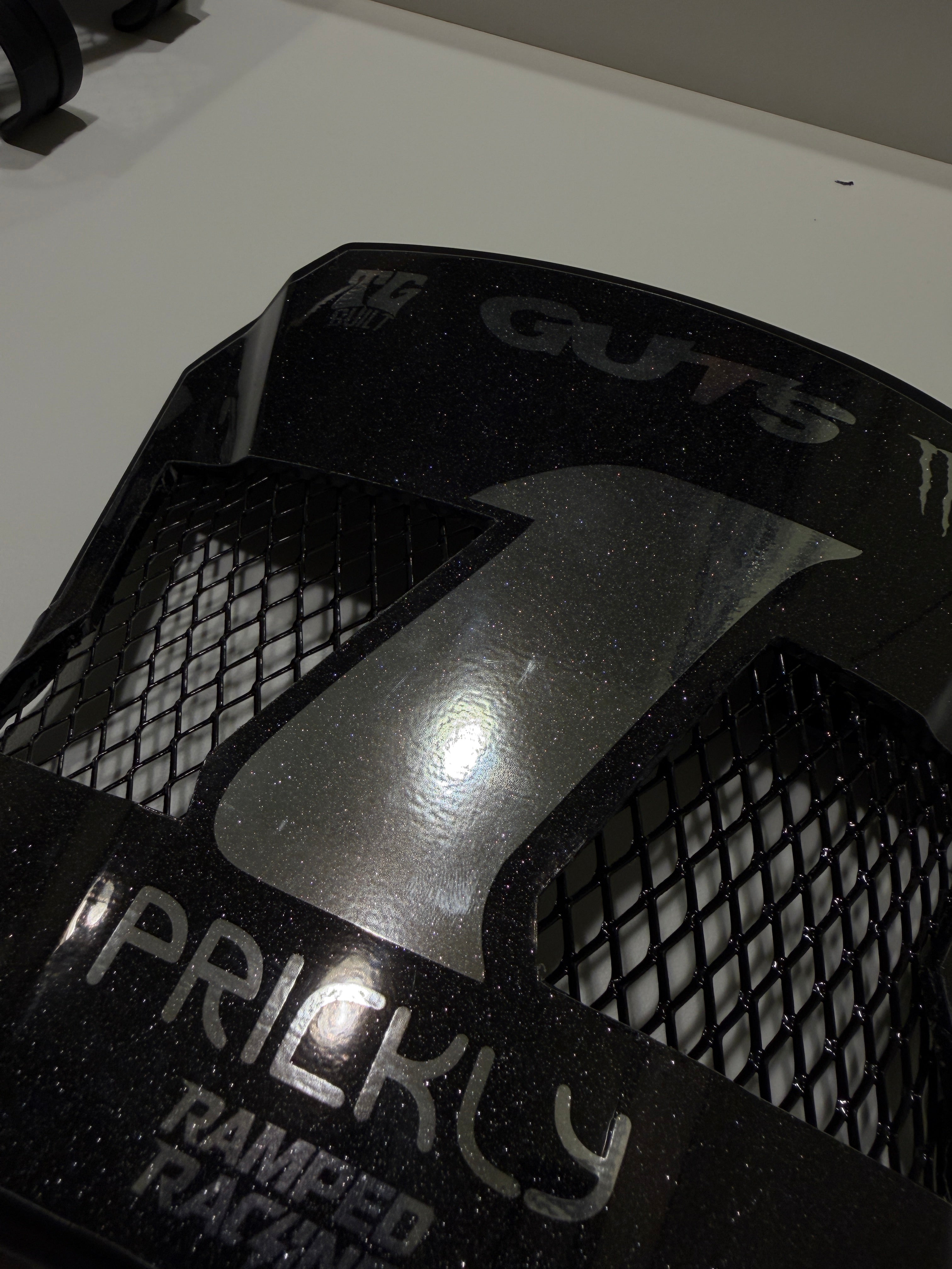 Ramped Racing Worlds 1st Vented Yozma/Strike Plate, pre-made, with vented design and durable construction for skateboard trucks.