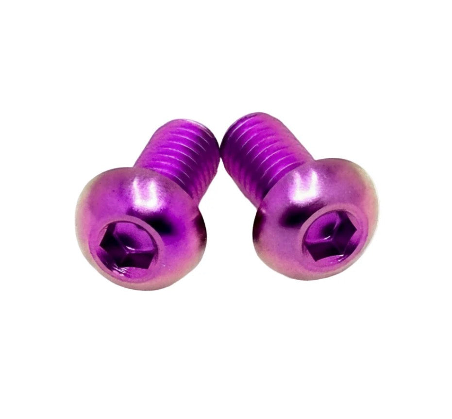 DevMoto Talaria XXX small Bash Guard bolts set of 2, showing durable metal fasteners for motorcycle protection.