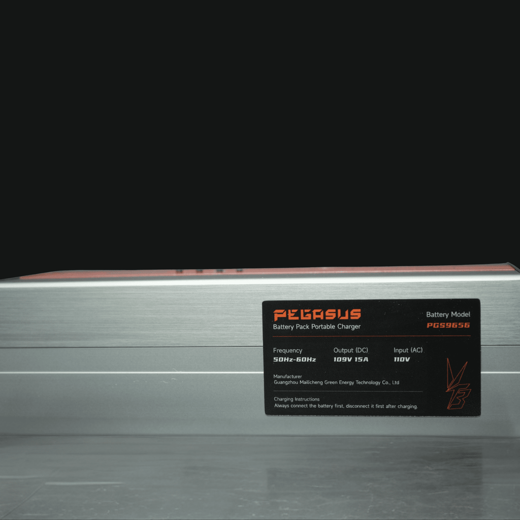Modded Moto Co Ventus Ultra Bee 96V 56AH battery showing its size and design for electric vehicle power storage.