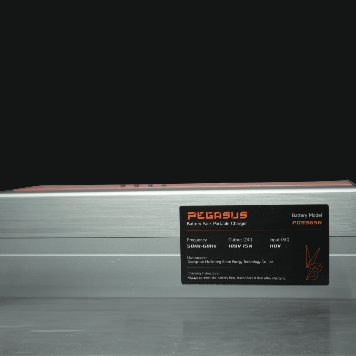 Modded Moto Co Ventus Ultra Bee 96V 56AH battery showing its size and design for electric vehicle power storage.
