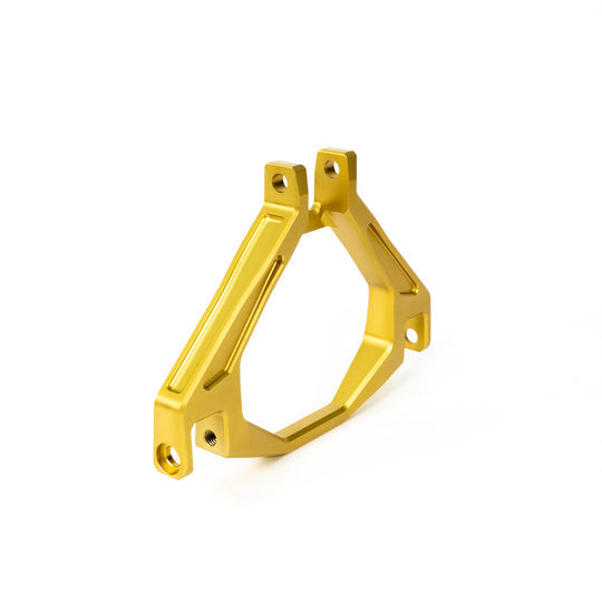 Modded Moto Co EBMX Upgraded Triangle – Ultra Bee suspension hardware showcasing durable metal components and precise craftsmanship.