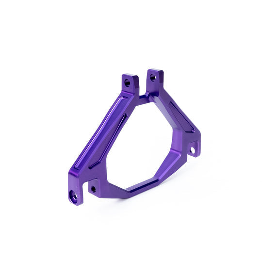 Modded Moto Co EBMX Upgraded Triangle Ultra Bee suspension hardware with metal components and precise machining.