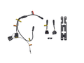 Modded Moto Co Ventus V9600 wiring harness with multiple connectors and wiring for motorcycle electrical system.