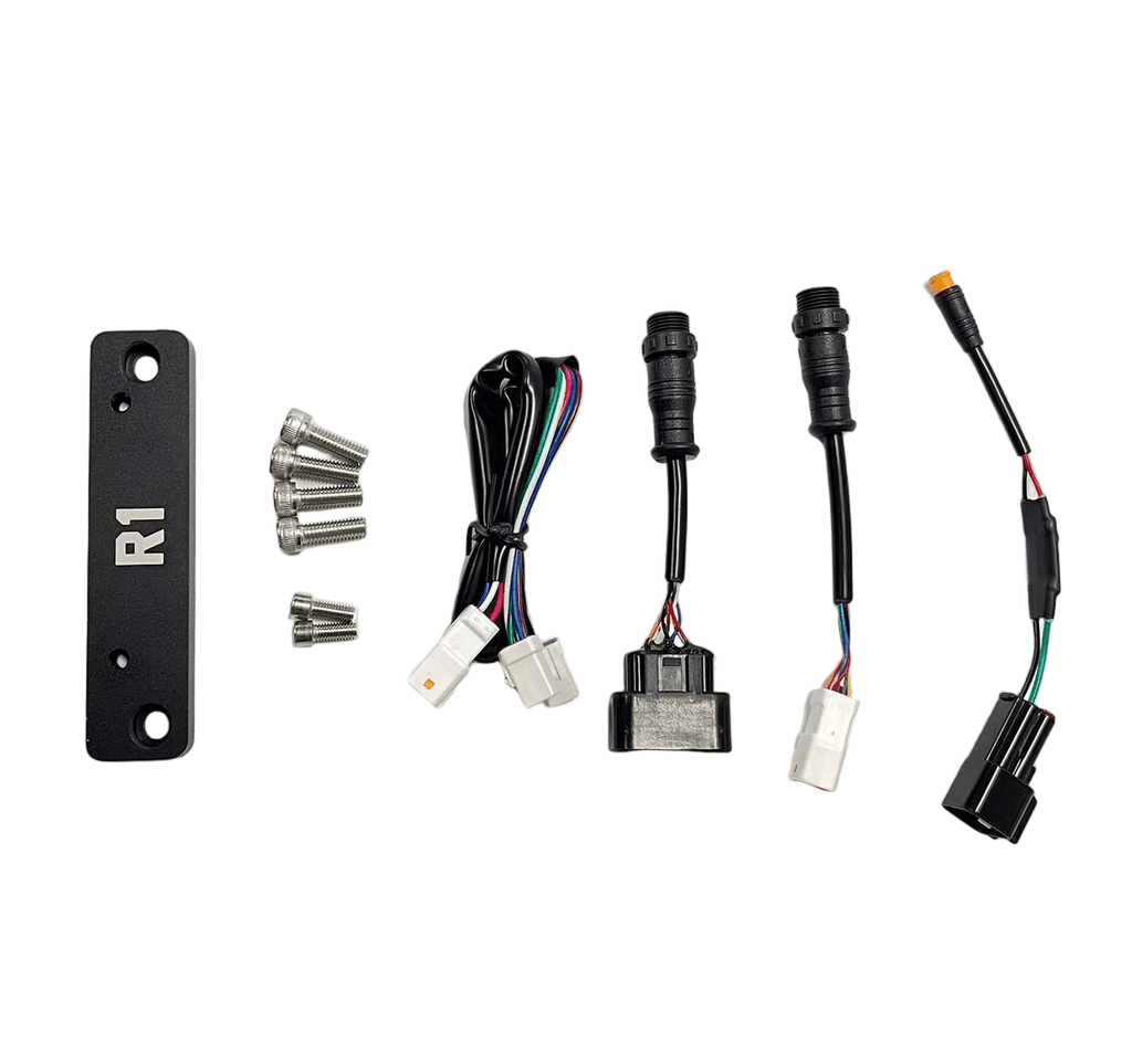 Modded Moto Co Ventus V9600 wiring harness with connectors and wiring, designed for vehicle electrical installations.