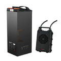 Modded Moto Co Ventus EVO GT Light Bee battery, compact and durable lithium-ion battery for electric vehicles, with visible branding and connectors.