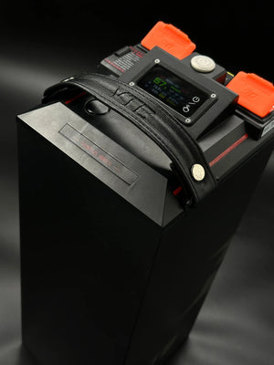 Modded Moto Co Ventus EVO GT Light Bee battery shown in the image, featuring a compact, high-performance lithium motorcycle battery.