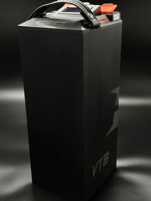 Modded Moto Co Ventus EVO GT Light Bee battery, compact lithium battery with sleek design for electric vehicles.