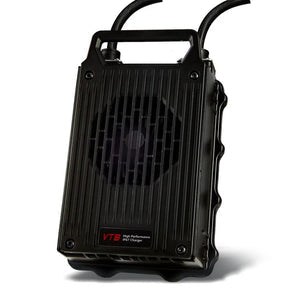 Modded Moto Co Ventus EVO GT Light Bee battery displayed in a close-up image, showcasing the compact design and branding.