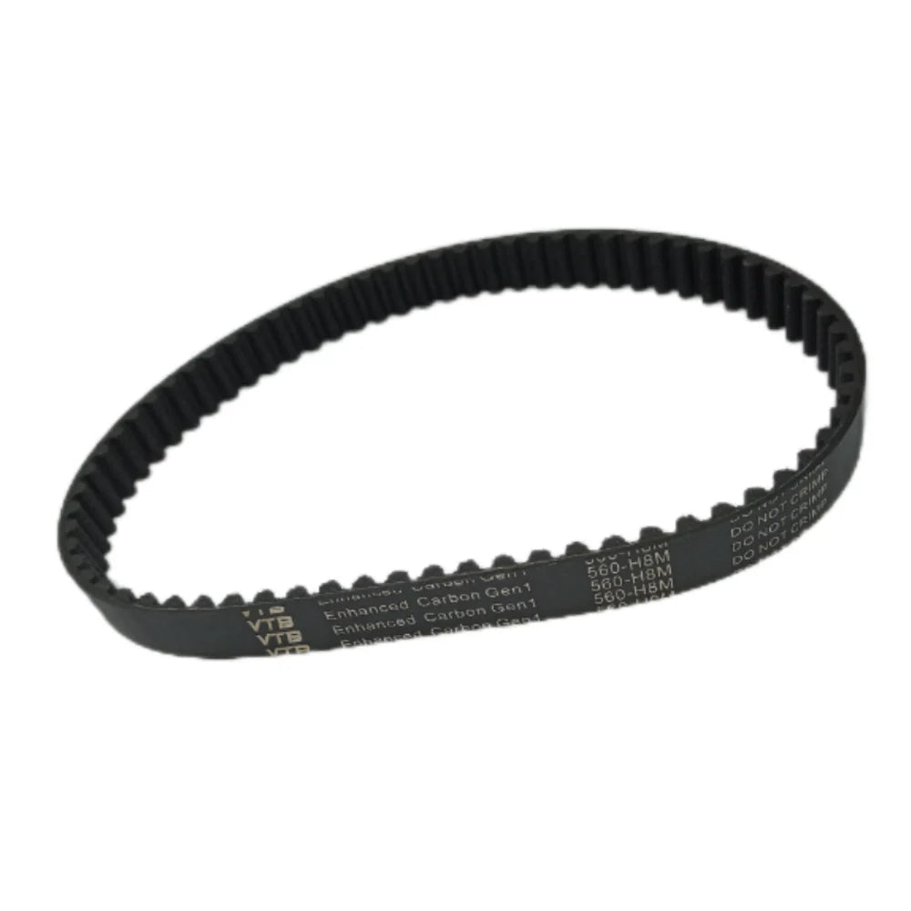 Modded Moto Co Ventus Carbon Belt for light e-moto, showcasing sleek black carbon design and adjustable strap.