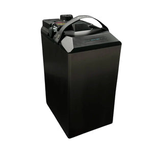 Modded Moto Co Ventus Ultra Bee 72V 65Ah battery, showing the compact lithium-ion design and labeling on the battery unit.