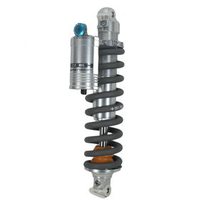 Modded Moto Co TECH ER30 283mm rear shock absorber, with metal spring and mounting hardware, designed for motorcycle suspension.