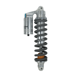 Modded Moto Co TECH ER30 283mm rear shock absorber with coil spring for motorcycle suspension, shown in image IMG-9540.
