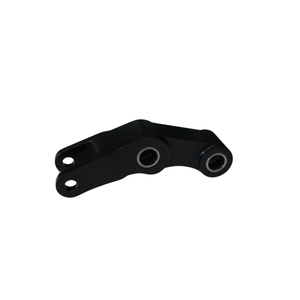 Modded Moto Co TECH ER30 283mm rear shock absorber with coil spring for motorcycle suspension, shown from side view.