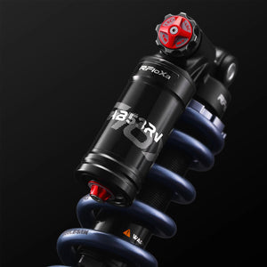 Modded Moto Co RFloXa RAB50RC rear shock absorber for motorcycle suspension system, shown in the image.