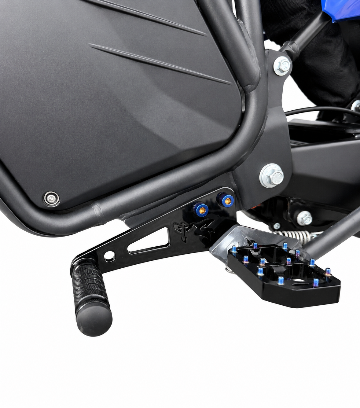 TG Racing RTR Shift Lock, automotive gear shift lock mechanism with metal and plastic components, close-up view.