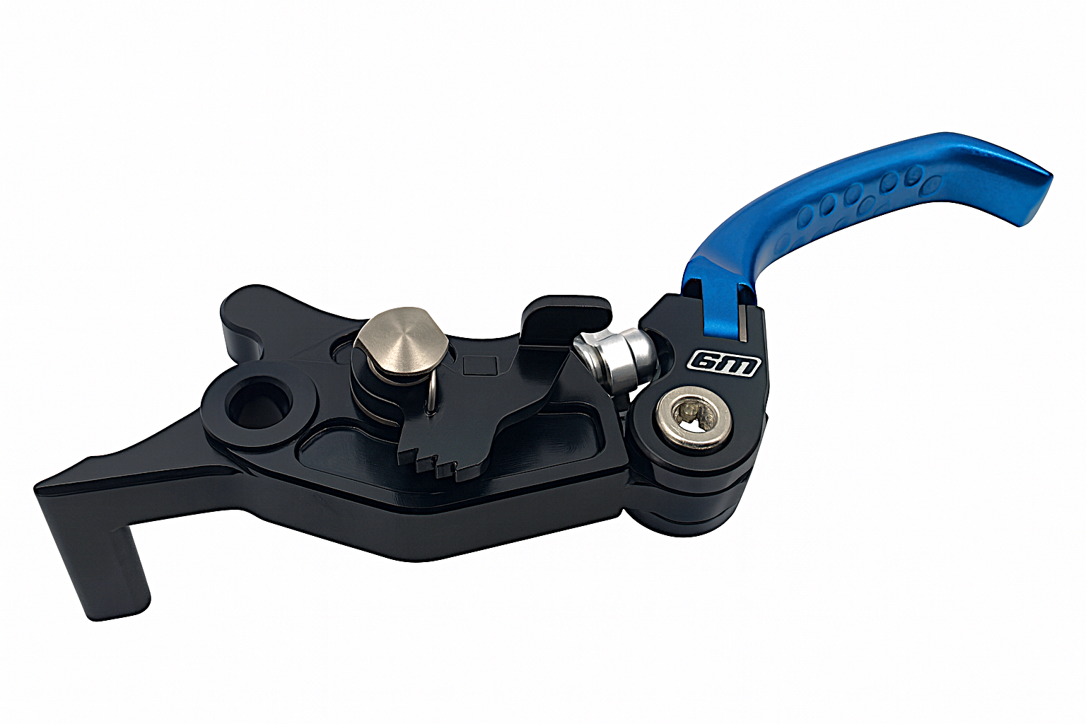 Modded Moto Co Warp 9 Ultra Bee brake lever for motorcycle brake system, displayed with its sleek design and ergonomic grip.