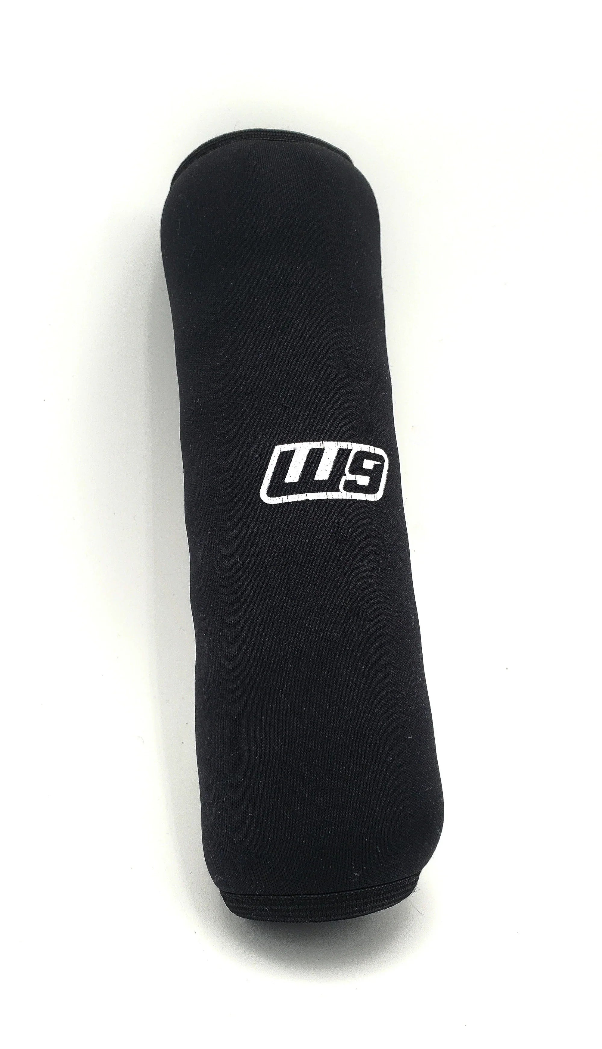 Modded Moto Co Warp 9 shock cover for body protection, shown in black with a durable, weather-resistant design.