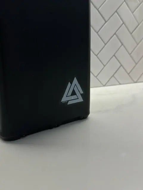 MXwraps 72v E-Bike battery vinyl conversion kit with custom graphic design, showcasing the stylish textured vinyl surface.