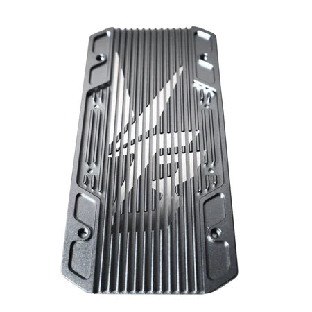 Modded Moto Co Ventus Aetos heatsink accessory with sleek design, made for efficient heat dissipation in motorcycle components.