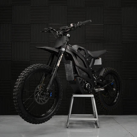 Modded Moto Co Ventus One Plus bike with sleek frame and modern design, shown in a side view.