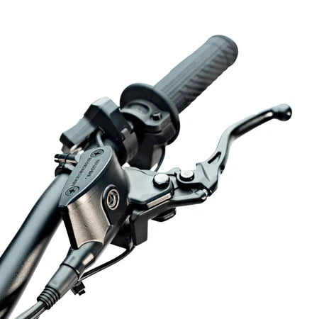 Modded Moto Co Ventus One Plus bike with sleek design and black frame, shown from side view on a white background.