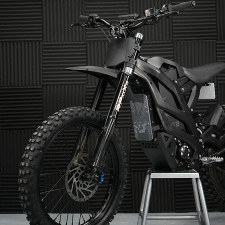 Modded Moto Co Ventus One Plus bike with sleek design and black finish, displayed from side angle.
