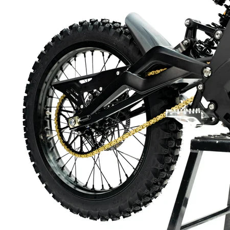 Modded Moto Co Ventus One Plus bike with sleek design, black frame, and aerodynamic features suitable for high-performance riding.